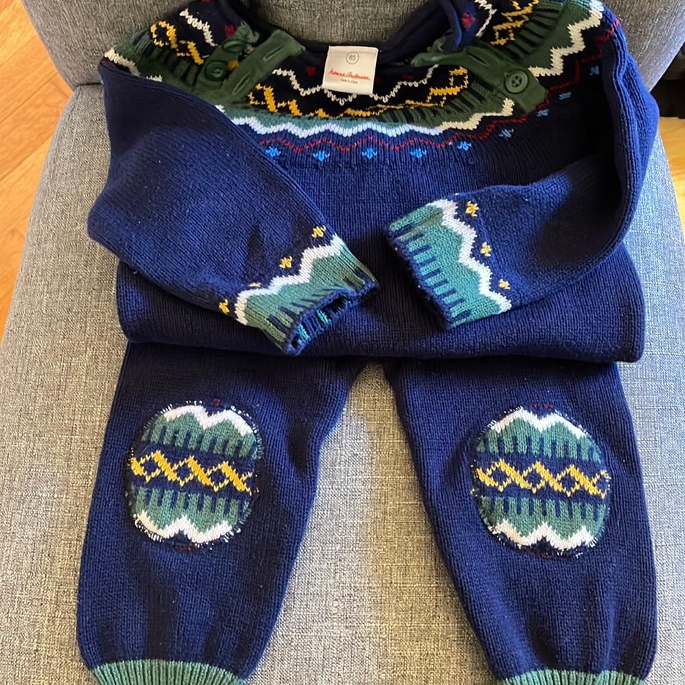 Hanna Andersson sweater outfit